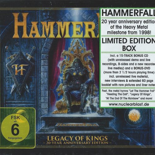 HAMMERFALL "Legacy Of Kings (20 Year Anniversary Edition)"
